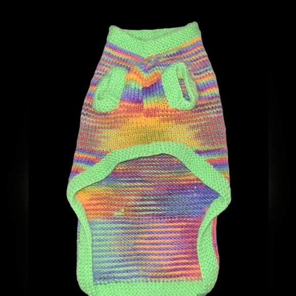 Hand Knit Unused New Dog Sweater - Picture 2 of 2